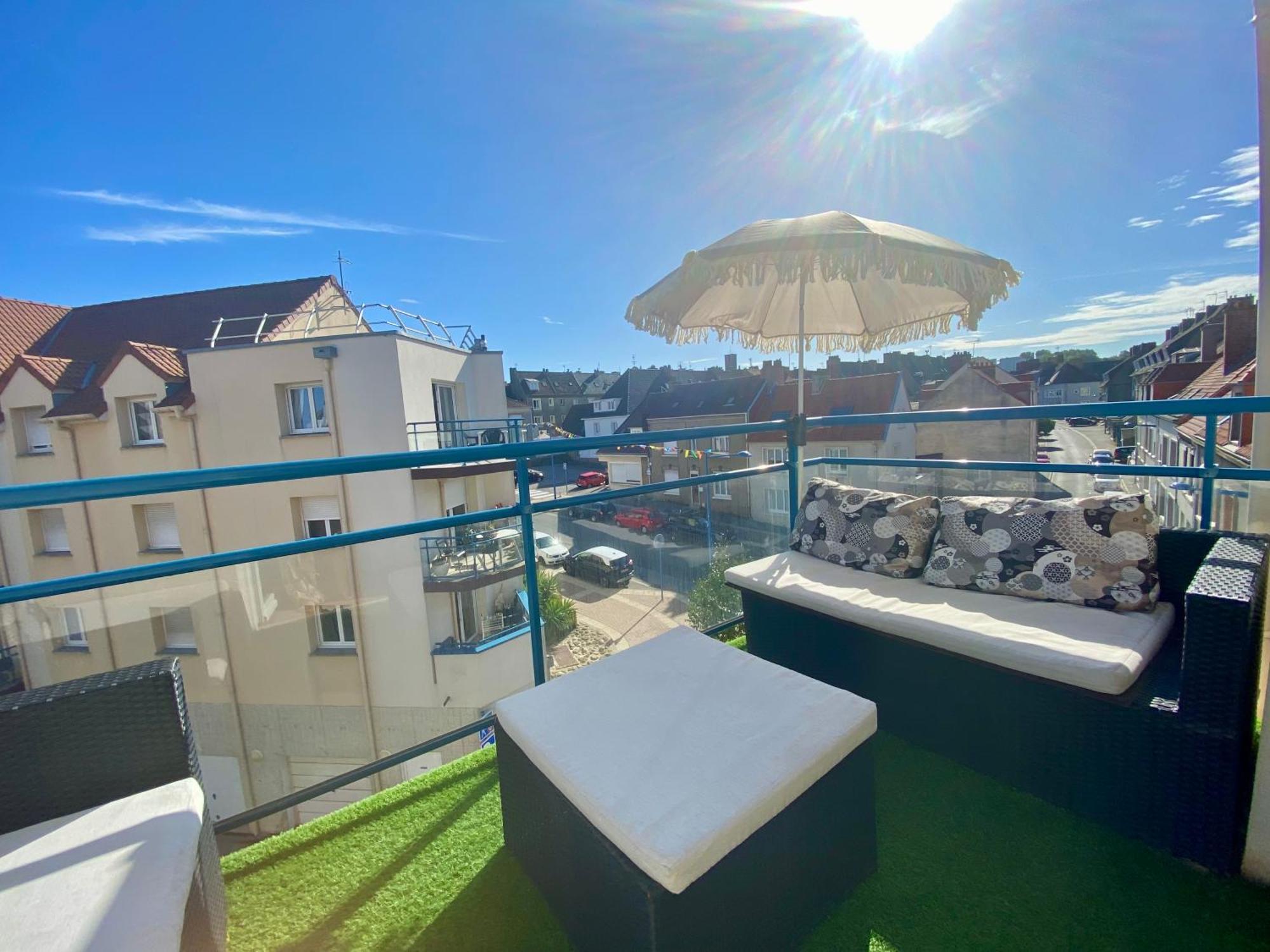 Fl'Heurt De Mer Appartement Au Pied De La Plage, Vue Mer Le Portel Esterno foto